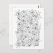 Farbbuchstil Postkarte (Vorne/Hinten)