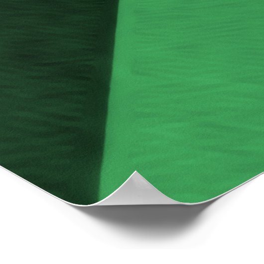 Farbburst - Grün Poster (Ecke)