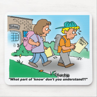 FarbCartoon-Schule scherzt Mousepad