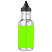 Farbchartreuse Edelstahlflasche (Rechts)