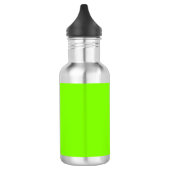 Farbchartreuse Edelstahlflasche (Links)