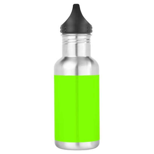 Farbchartreuse Edelstahlflasche (Links)