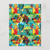 Farbcode-Muster 1 Postkarte (Vorderseite)