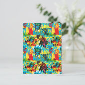 Farbcode-Muster 1 Postkarte (Stehend Vorderseite)