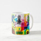 Farbcode-Muster 2 Kaffeetasse (VorderseiteRechts)