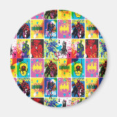 Farbcode-Muster 2 Magnet (Vorne)