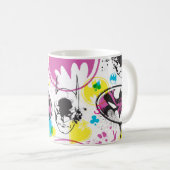 Farbcode-Muster 3 Kaffeetasse (VorderseiteRechts)