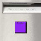 Farbcode-Tag des Magnet-Kalender-Visuell-Tools der Magnet (In Situ (Geschirrspüler))