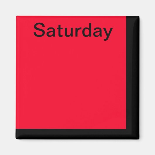 Farbcode-Tag des Magnet-Kalender-Visuell-Tools der Magnet (Vorne)