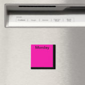 Farbcode-Tag des Magnet-Kalender-Visuell-Tools der Magnet (In Situ (Geschirrspüler))