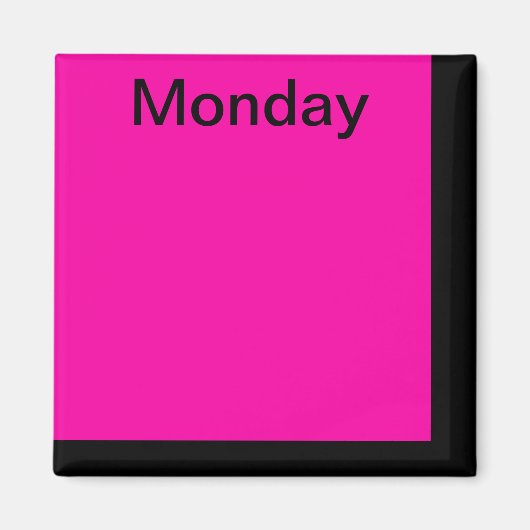 Farbcode-Tag des Magnet-Kalender-Visuell-Tools der Magnet (Vorne)