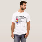 Farbcode - Tränengas (Witz) T-Shirt (Vorne ganz)