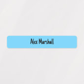 Farbcodierte Kinder wasserdichte Namensschilder Etiketten (Design 1)