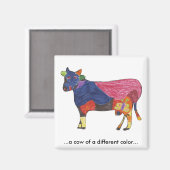 Farbcow-Magnet Magnet (Vorderseite/Rückseite)