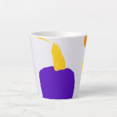 Farbdarstellung Latte Tasse (Vorderseite)