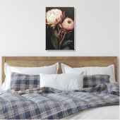 Farbdekor der Blume Protea Leinwanddruck (Insitu (Schlafzimmer))