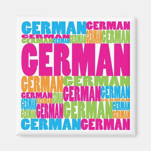 Farbdeutsch Magnet (Vorne)