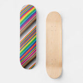 Farbdiagonale kariert skateboard (Vorderseite)