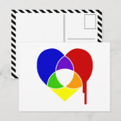 Farbdiagramm Postkarte (Vorne/Hinten)