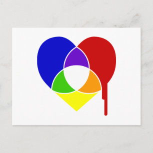 Farbdiagramm Postkarte