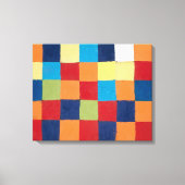 Farbdiagramm "Qu 1" | Paul Klee | Leinwanddruck (Vorderseite)