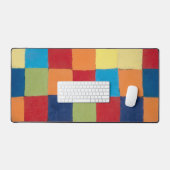 Farbdiagramm "Qu 1" | Paul Klee | Schreibtischunterlage (Tastatur & Maus)