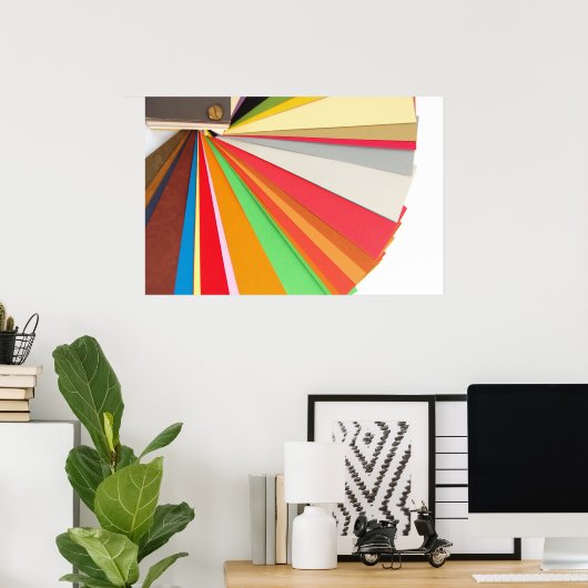 Farbdiagrammplakat Poster (Heimbüro)
