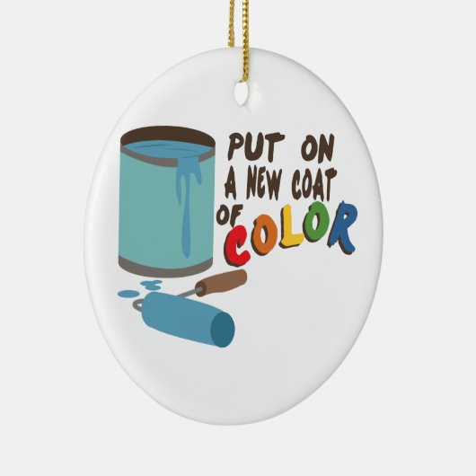 Farbdose und -walze keramik ornament (Rechts)