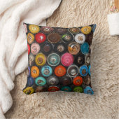 Farbdosen, Graffiti, Kissen (Decke)