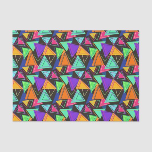 Farbdreiecke Seidenpapier (Vorderseite)