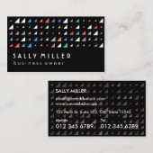 Farbdreiecke Visitenkarte (Vorne/Hinten)