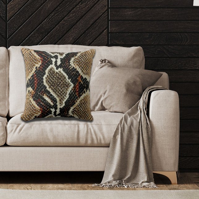 Farbdrucke der Pythonschlange Kissen (Von Creator hochgeladen)