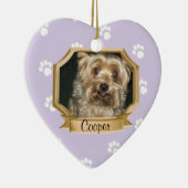 Farbdrucke Foto-Rahmen Lila Keramikornament (Rechts)