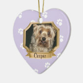 Farbdrucke Foto-Rahmen Lila Keramikornament (Links)