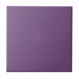 Farbdrucke "Wiese Violet Solid Color", Lila Fliese