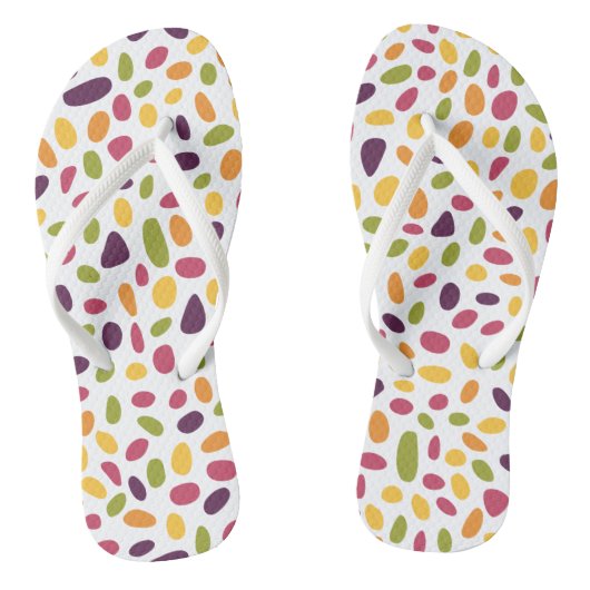 Farbdruckmuster Badesandalen (Fußbett)