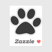 Farbdruckmuster für Niedliche Schwarz Stilvoll ein Aufkleber (Blatt)