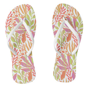 Farbdruckorange Limon Badesandalen