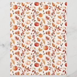 Farbdruckpapier für Kürbisfallmuster