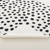 Farbdruckpunkte Schwarz-Weiß-Dalmatiner Sherpadecke (3/4)