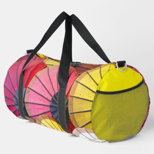 Farbdrucktasche mit Funky-Farbe Duffle Bag (Rechte Ecke)