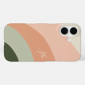 Farbdurchsatz für Wüste und Wälder Boho Case-Mate iPhone Hülle (Rückseite (Horizontal))