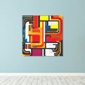 Farbdurchsatz Leinwanddruck (Insitu (Holzboden))