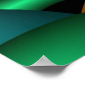 Farbe 11 Abstrakte Kunst Poster (Ecke)