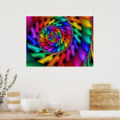 Farbe 11 Abstrakte Kunst Poster (Küche)