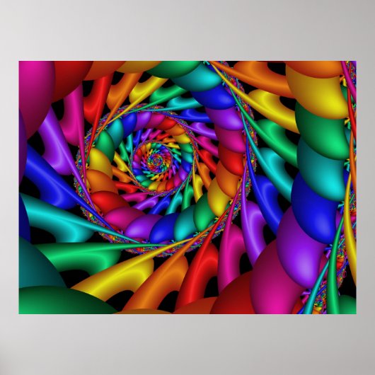 Farbe 11 Abstrakte Kunst Poster (Vorne)