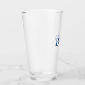 Farbe: 2 Buchstaben Monogramm Glasscheibe Glas (Rechts)