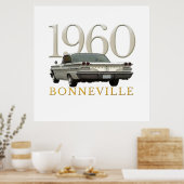 Farbe '60 Pontiac Coupe Poster (Küche)