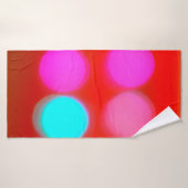 Farbe Abstrakt Unscharfe rote Hintergrundfarbe Leu Badehandtuch (Badehandtuch)