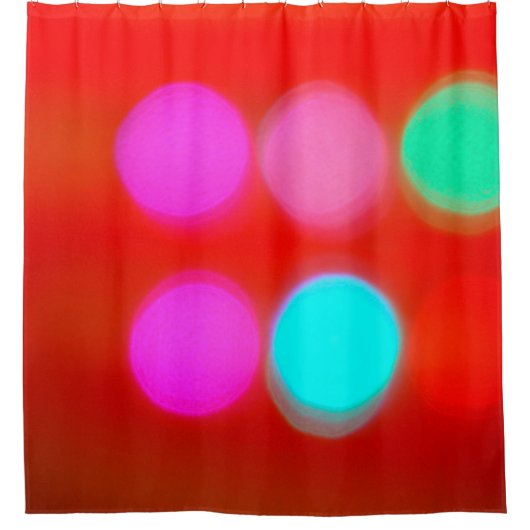Farbe Abstrakt Unscharfe rote Hintergrundfarbe Leu Duschvorhang (Vorderseite)